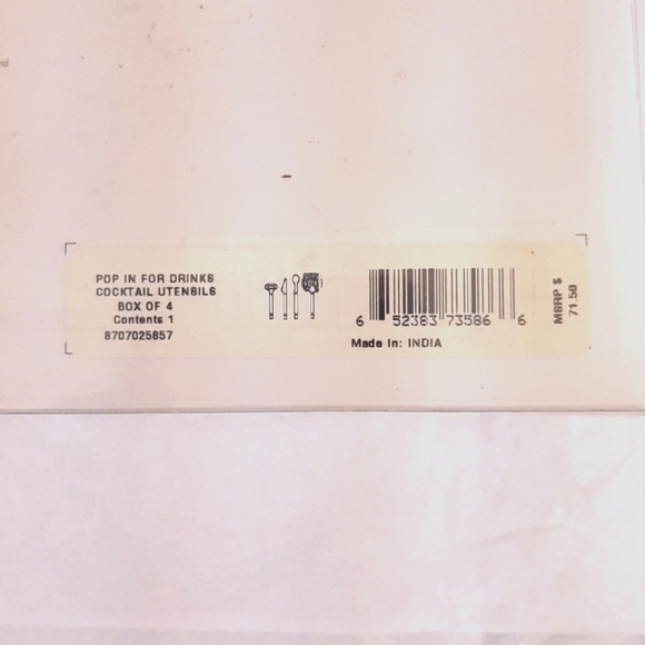 Royal Doulton Metal Mixing Bar Set Drinks cocktail party entertain 4 pc set NWT - Picture 8 of 10